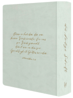 NeÜ bibel.heute Liebezurbibel (Schreibrandbibel SELAH) - Flexibler Kunstledereinband - mintgrün...