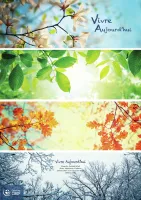 Vivre aujourd'hui - calendrier éphéméride, à suspendre et effeuiller, grande plaque