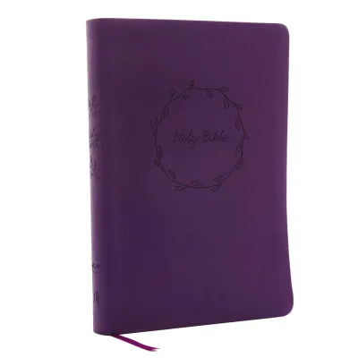 Anglais, Bible, New King James Version, grand format, violet