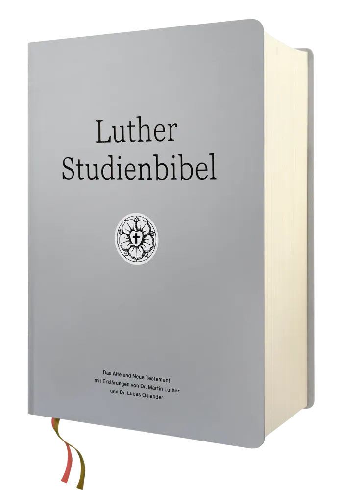 Luther Studienbibel - gebunden, Grossdruckausgabe, grau