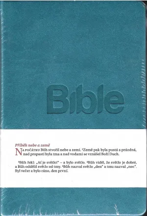 Tchèque, Bible - reliée, bleue