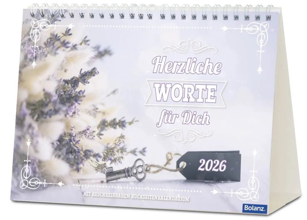 Kalender Herzliche Worte für Dich - Panoramakalender