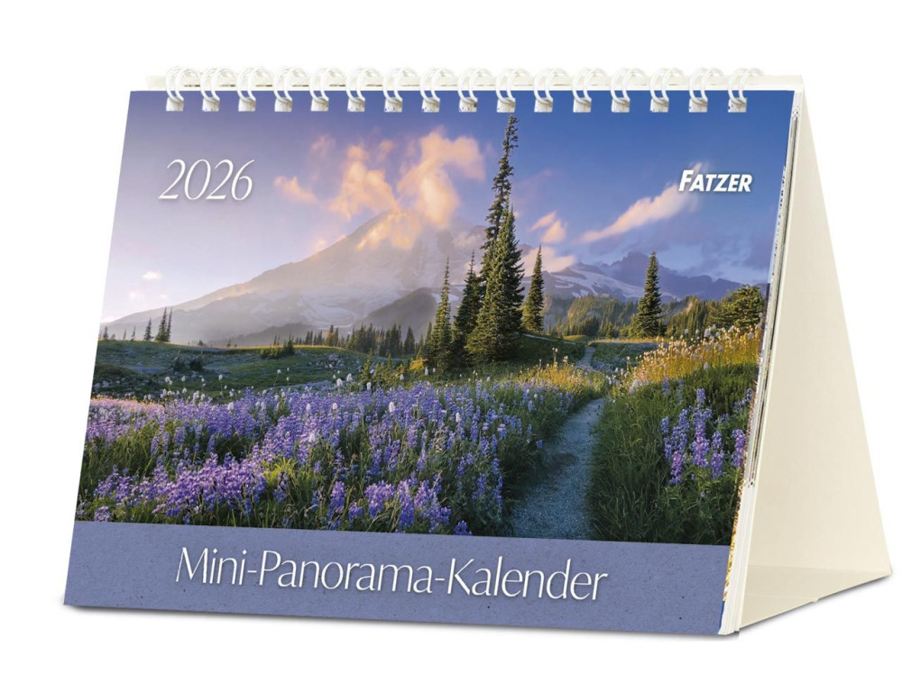 Mini-Panorama-Kalender - Panorama-Tischkalender