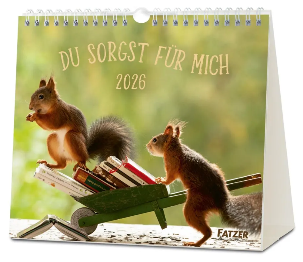 Du sorgst für mich - Tischkalender Postkartenformat