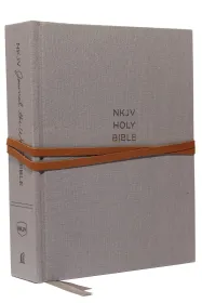 Englisch, NKJV Bibel mit Schreibrand - gebunden, Gewebeinband grau
