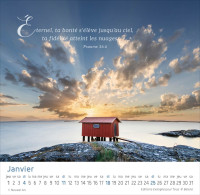 Mer - Calendrier de table