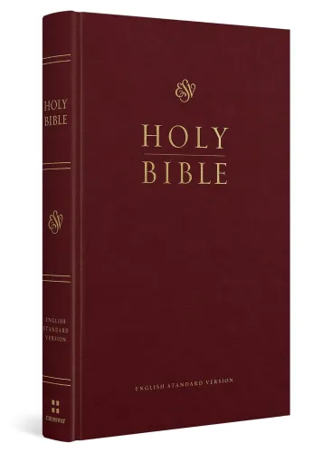 Anglais, Bible, English Standard Version, moyen format, reliée rigide bordeaux - ESV Church Bible...