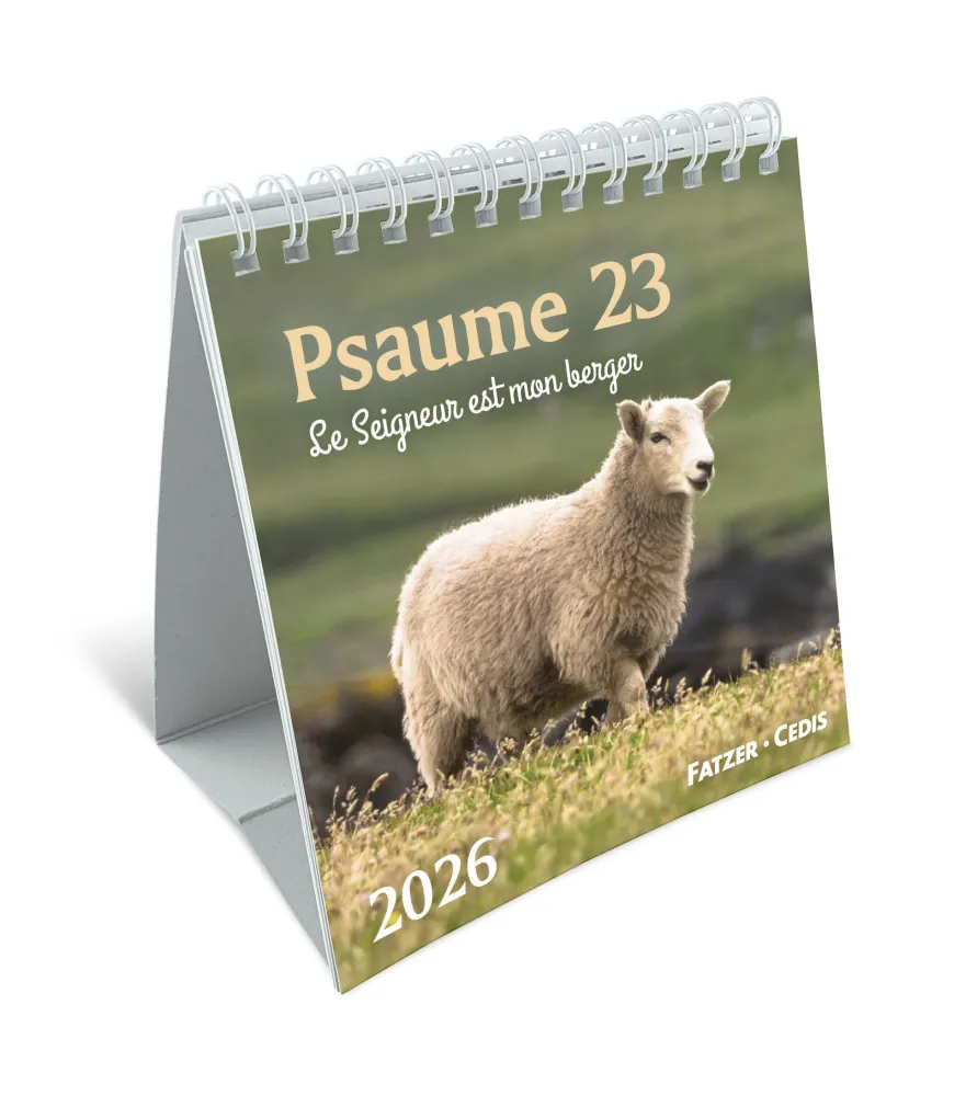 Psaume 23 - Petit format - calendrier à poser
