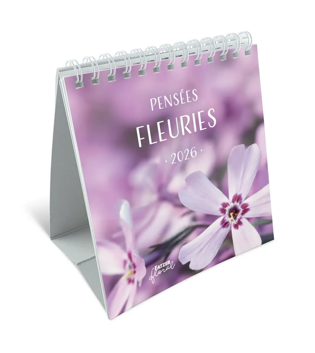 Pensées fleuries - calendrier de table