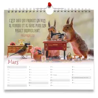 Tu prends soin de moi - calendrier mural