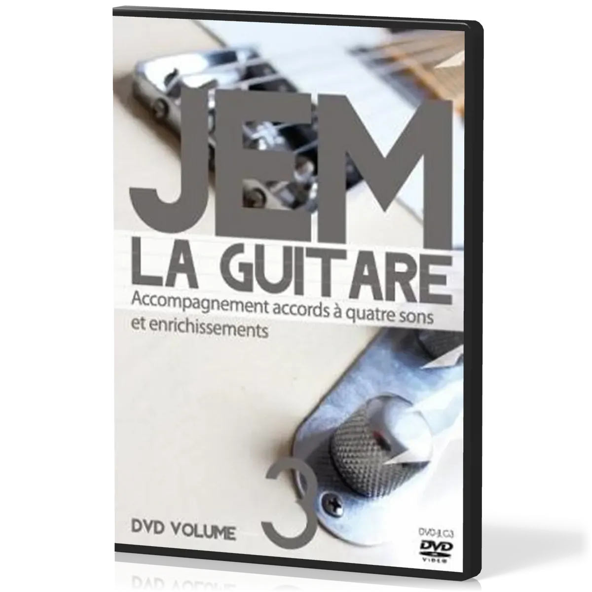 JEM LA GUITARE [DVD] VOL.3 ACCOMPAGNEMENT ACCORDS À QUATRE SONS ET ENRICHESSEMENTS