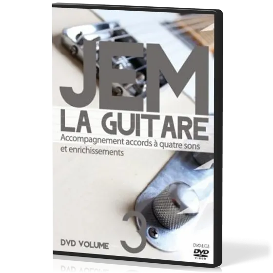 Jem la guitare [DVD] vol.3 - Accompagnement accords à quatre sons et enrichessements