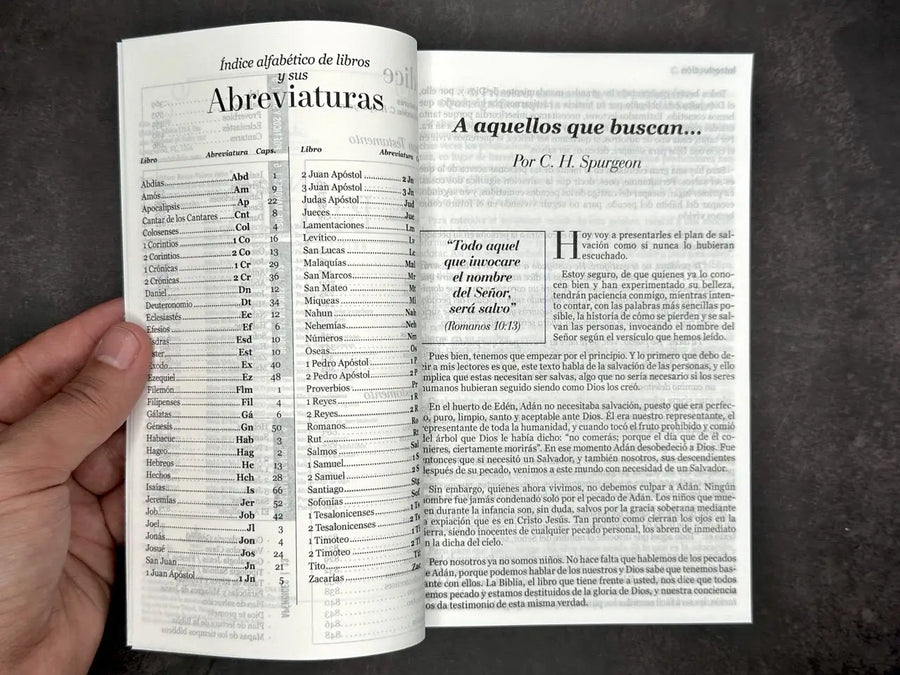 Espagnol, Bible Reina Valera 1960