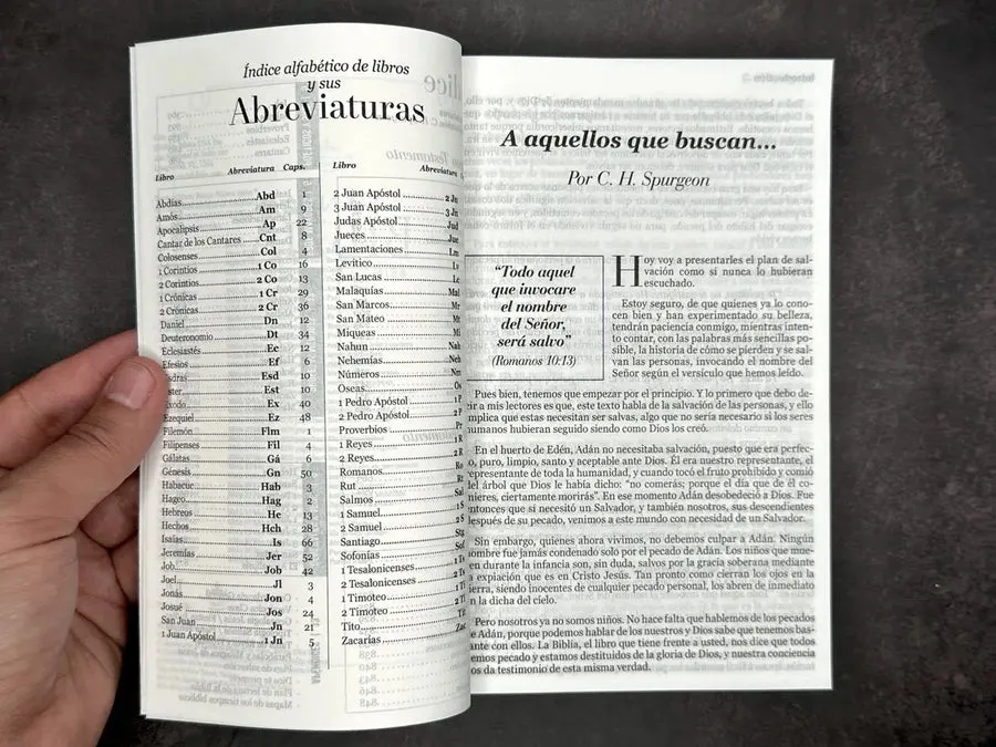 Espagnol, Bible Reina Valera 1960