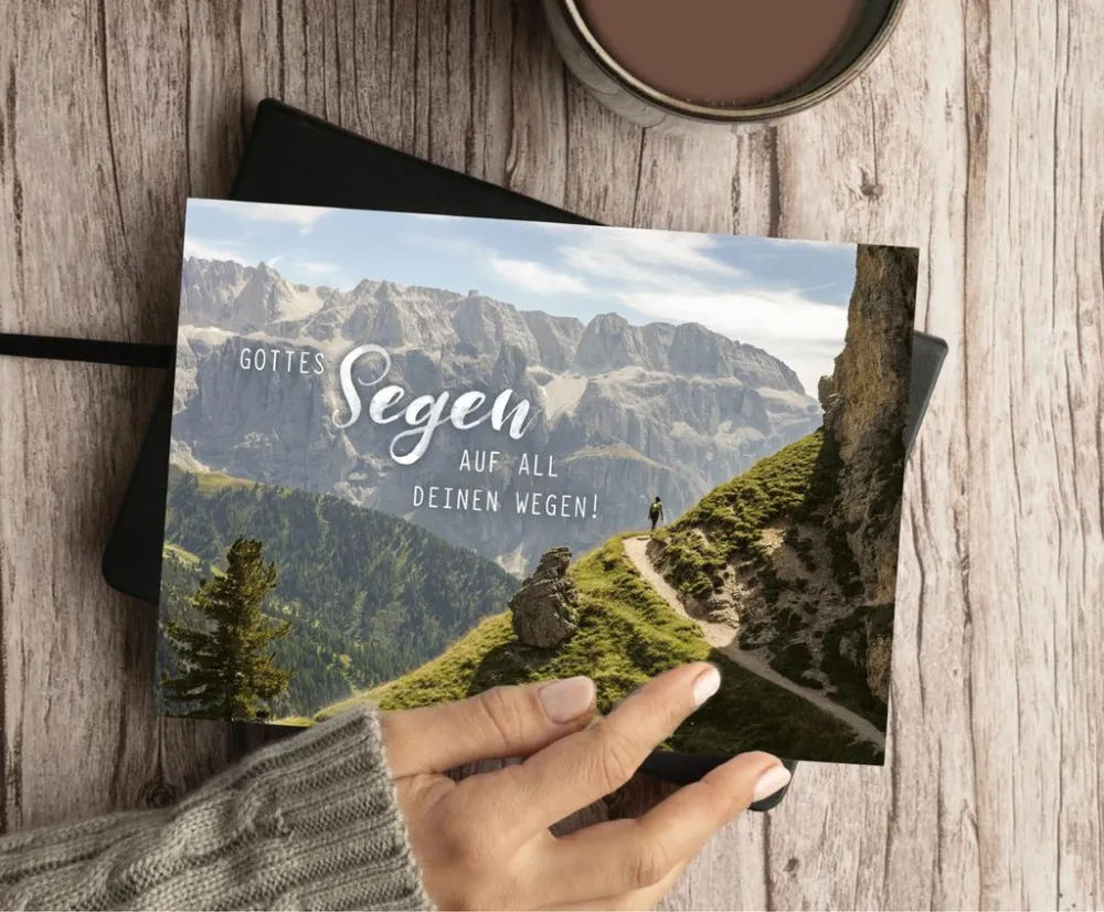 Postkarten Wanderweg - 2. Samuel 14,17