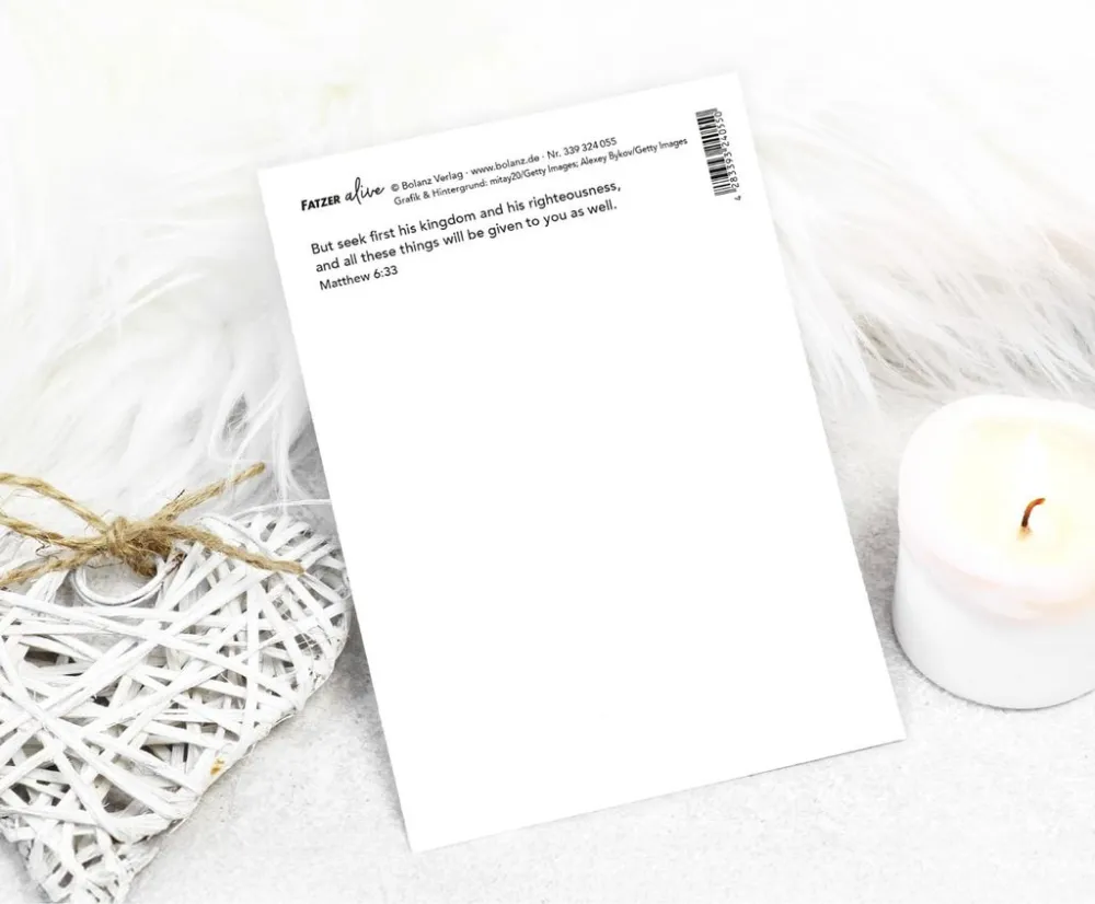 Postkarten His Kingdom - Matthew 6,33