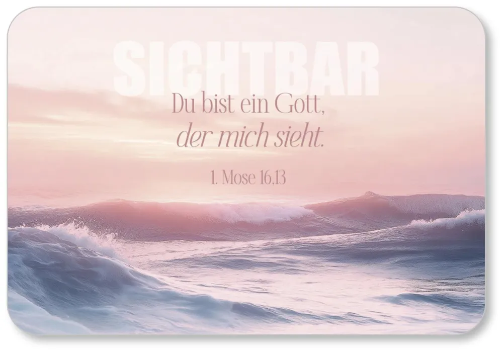 Minikarten-Box „Viel Zuversicht" - 30 Bibelverse Trost und Zuversicht
mit Edlem Holzaufsteller