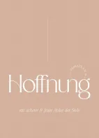 Poster Fatzer Hoffnung DIN A4 - Hebräer 6:18-19