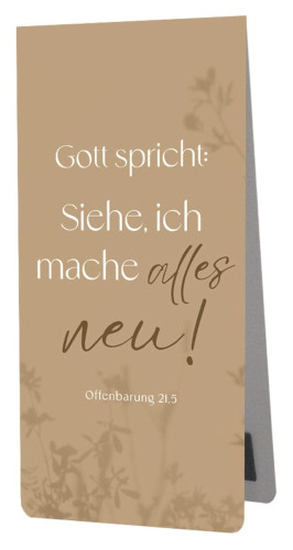 Magnet Lesezeichen Jahreslosung 2026 - Offenbarung 21,5