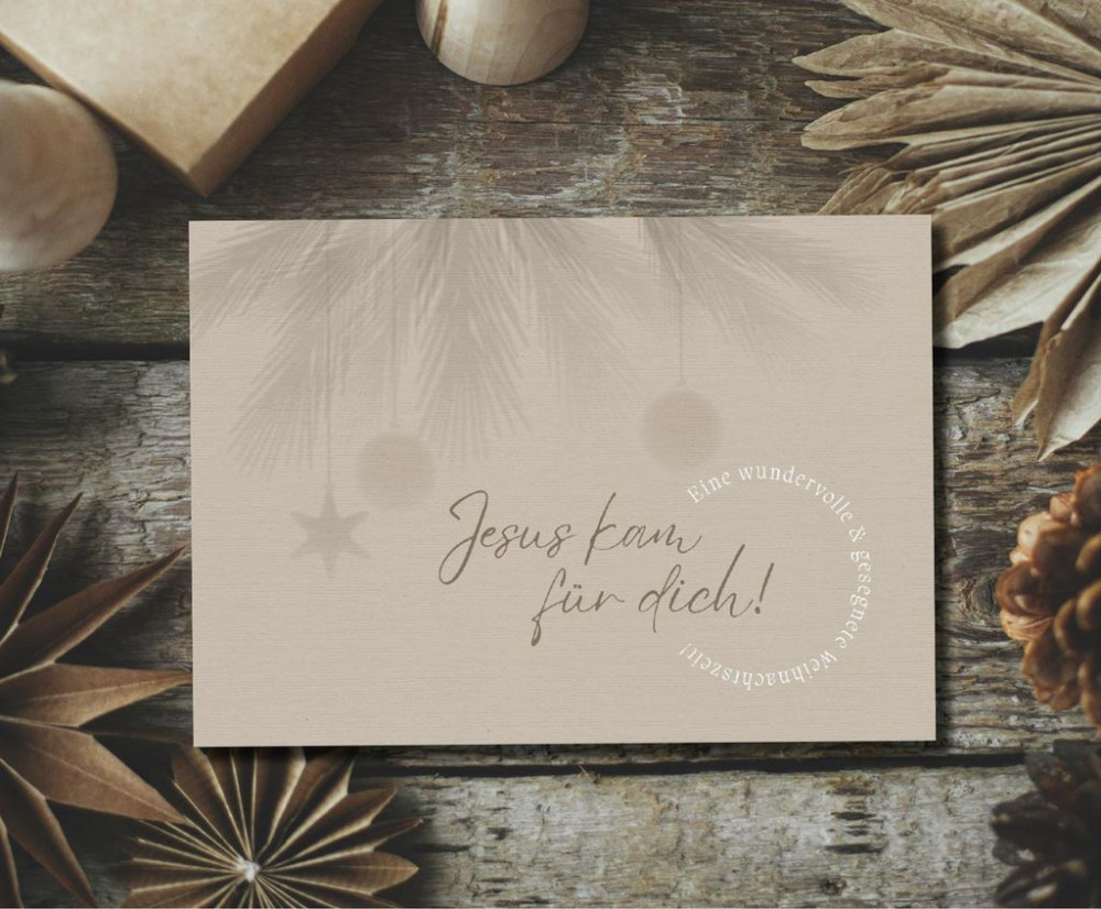 Postkarten Jesus kam für dich! - Johannes 1,14