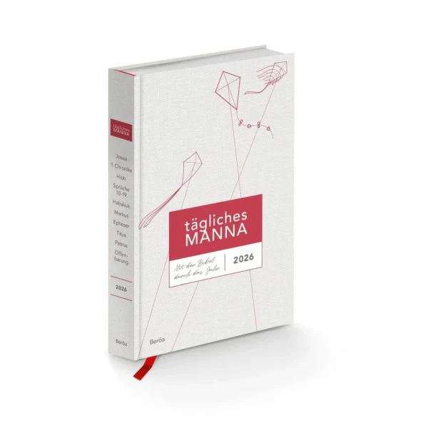 Tägliches Manna - Buchkalender - Mit der Bibel durch das Jahr 2026