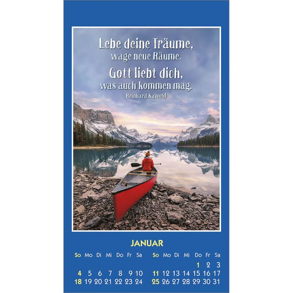 Ein gutes Wort für Dich - Aufkleberkalender