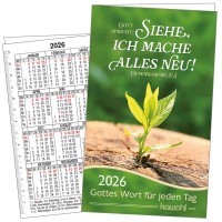Gottes Wort für jeden Tag - Jahreslosung - Taschenterminkalender