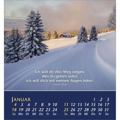 Aus der Stille leben - Tischkalender