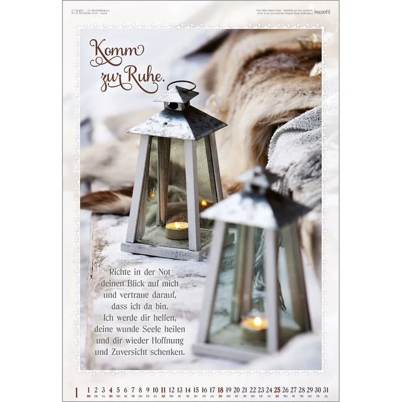 Ich bin da, dir ganz nah - Wandkalender