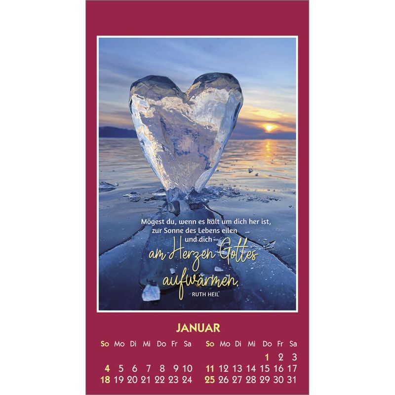 Du bist unendlich wertvoll - Aufkleber-Kalender