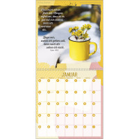 Alles zu seiner Zeit - Terminer für die ganze Familie mit Psalmworten - Wandkalender