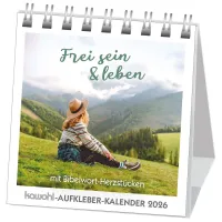 Frei sein & leben - Aufkleber-Kalender
