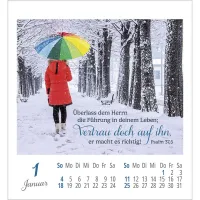 Lieblingsworte umgeben dich - Aufkleber-Kalender