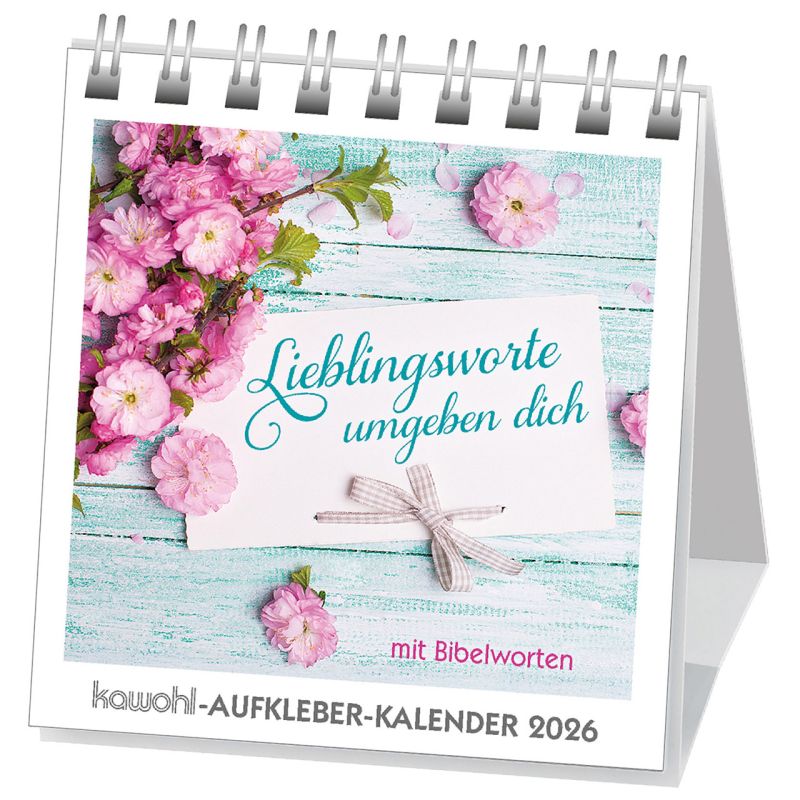 Lieblingsworte umgeben dich - Aufkleber-Kalender