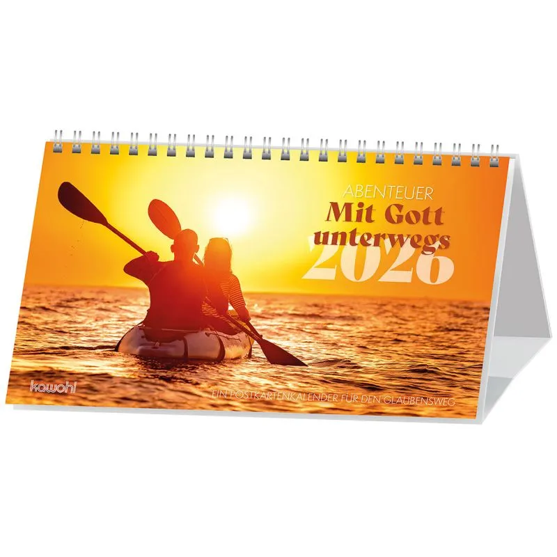 Abenteuer - Mit Gott unterwegs - Postkartenkalender
