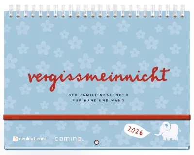 Vergissmeinnicht - Familienplaner A5 - Der Familienkalender für Hand und Wand