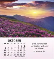 Schönheit des Lichts - Tischkalender