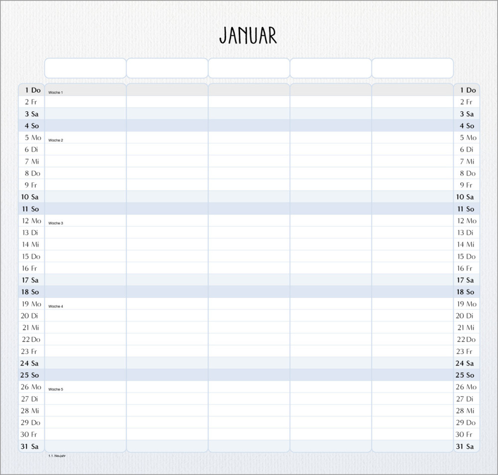 Familien-Terminplaner - Planer