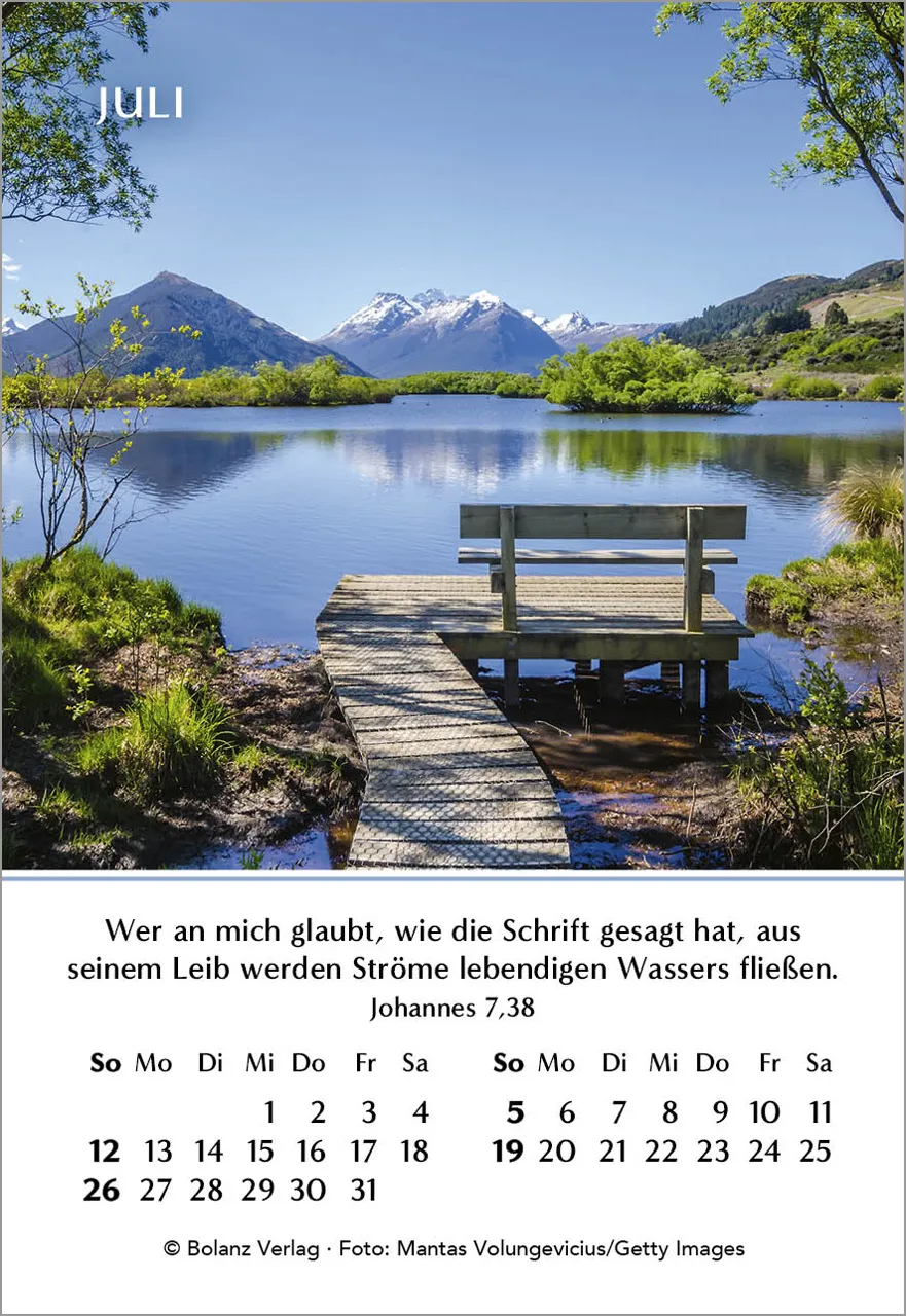 Ein Jahr der Hoffnung - Mini-Aufstellkalender