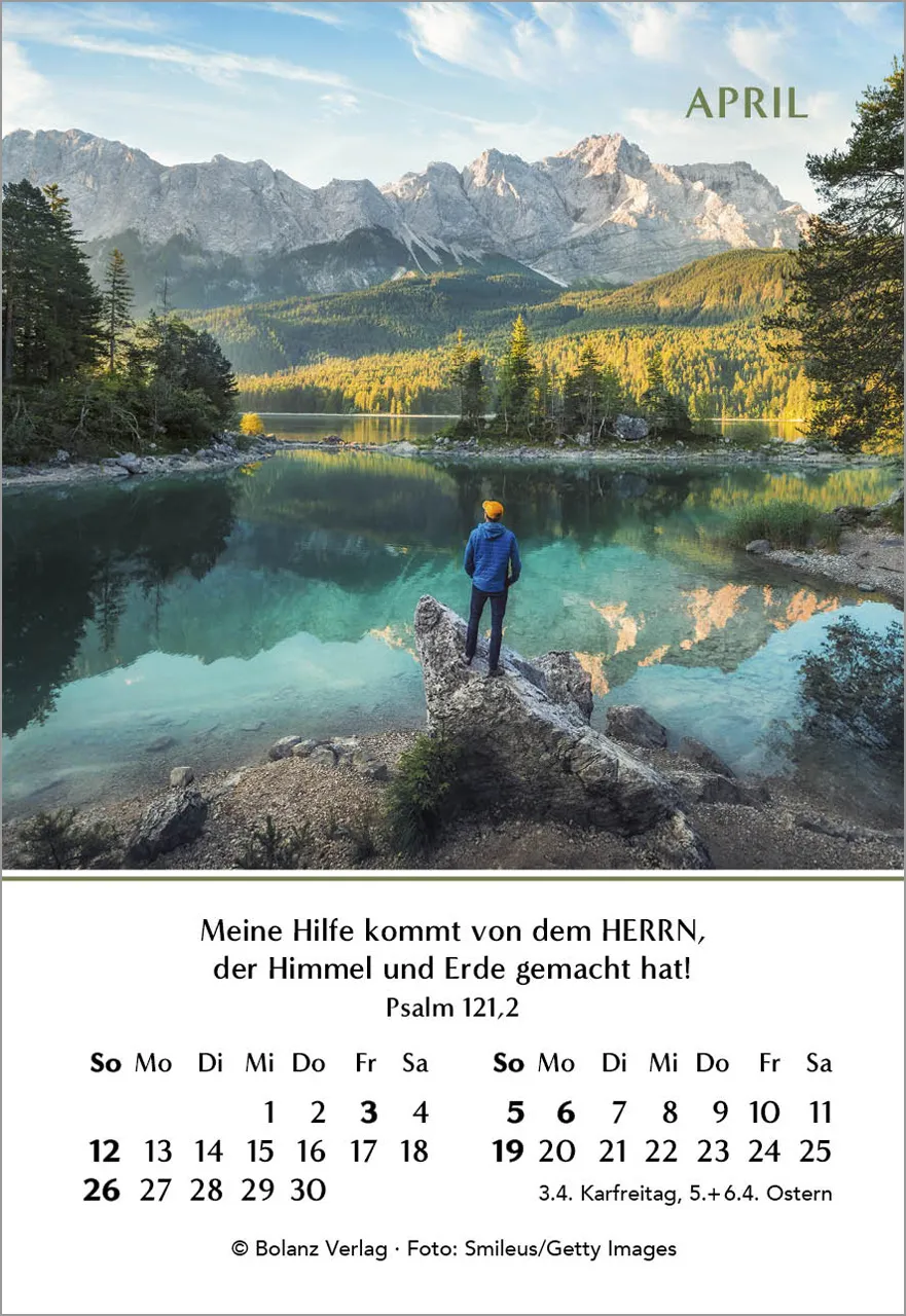 Ein Jahr der Hoffnung - Mini-Aufstellkalender