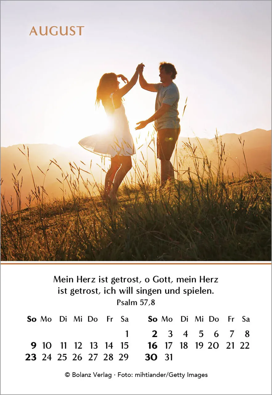 Ein Jahr der Geborgenheit - Mini-Aufstellkalender