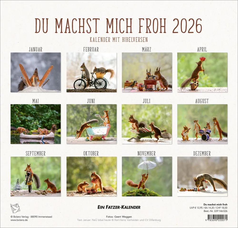 Du machst mich froh - Wandkalender