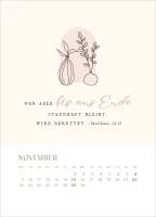 Hoffnung für immer - Tischkalender mit Holzaufsteller