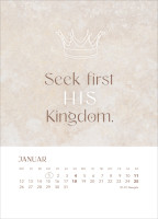 Hoffnung für immer - Tischkalender mit Holzaufsteller