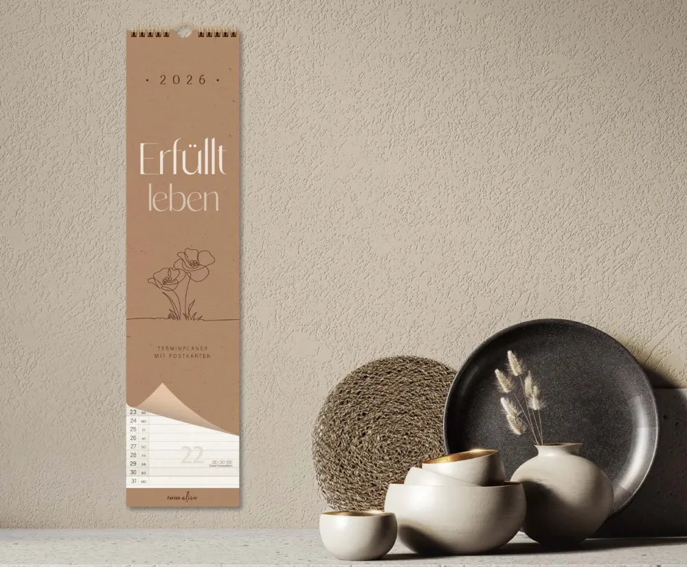 Kalender Erfüllt leben - Streifenterminer