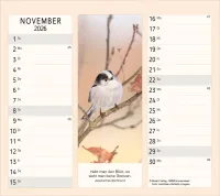 Vormerk-Kalender mit Sinnsprüche