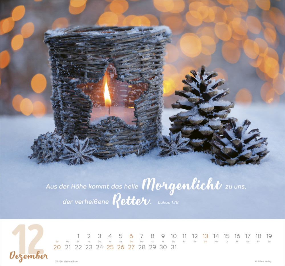 Meine Zeit - Hoffnung und Vertrauen für ein ganzes Jahr - Wandkalender