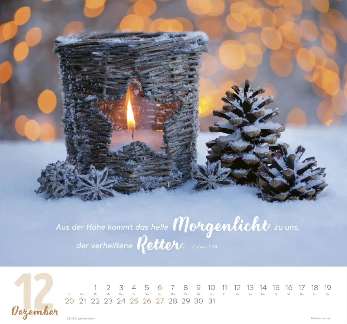 Meine Zeit - Hoffnung und Vertrauen für ein ganzes Jahr - Wandkalender