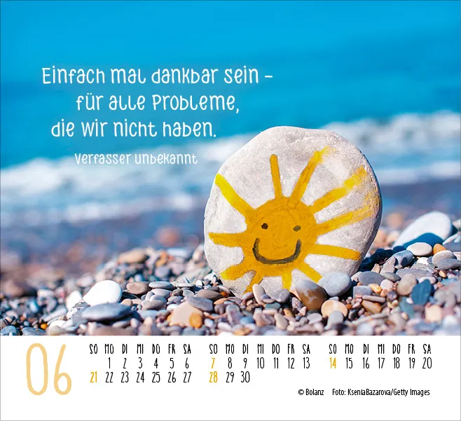 Kalender Danke - Ein Danke, das von Herzen kommt - Minikalender