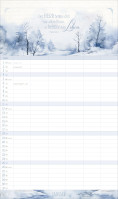 Poesie Familienplaner - Wandkalender